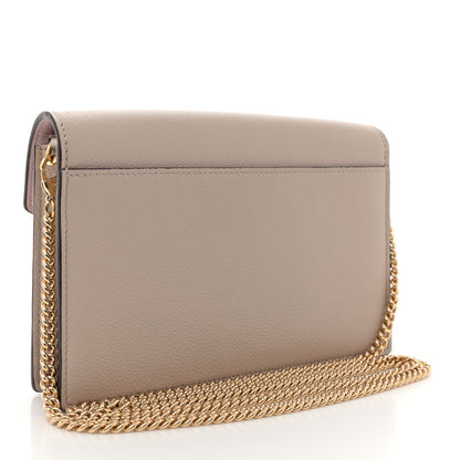 Louis Vuitton Soft Calfskin My Lockme Chain Pochette Greige 3 of 12