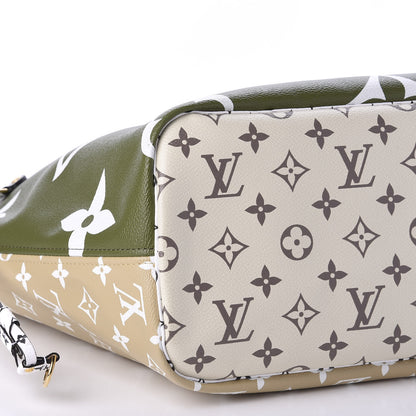 Louis Vuitton Monogram Giant Neverfull MM Kaki 6 of 10