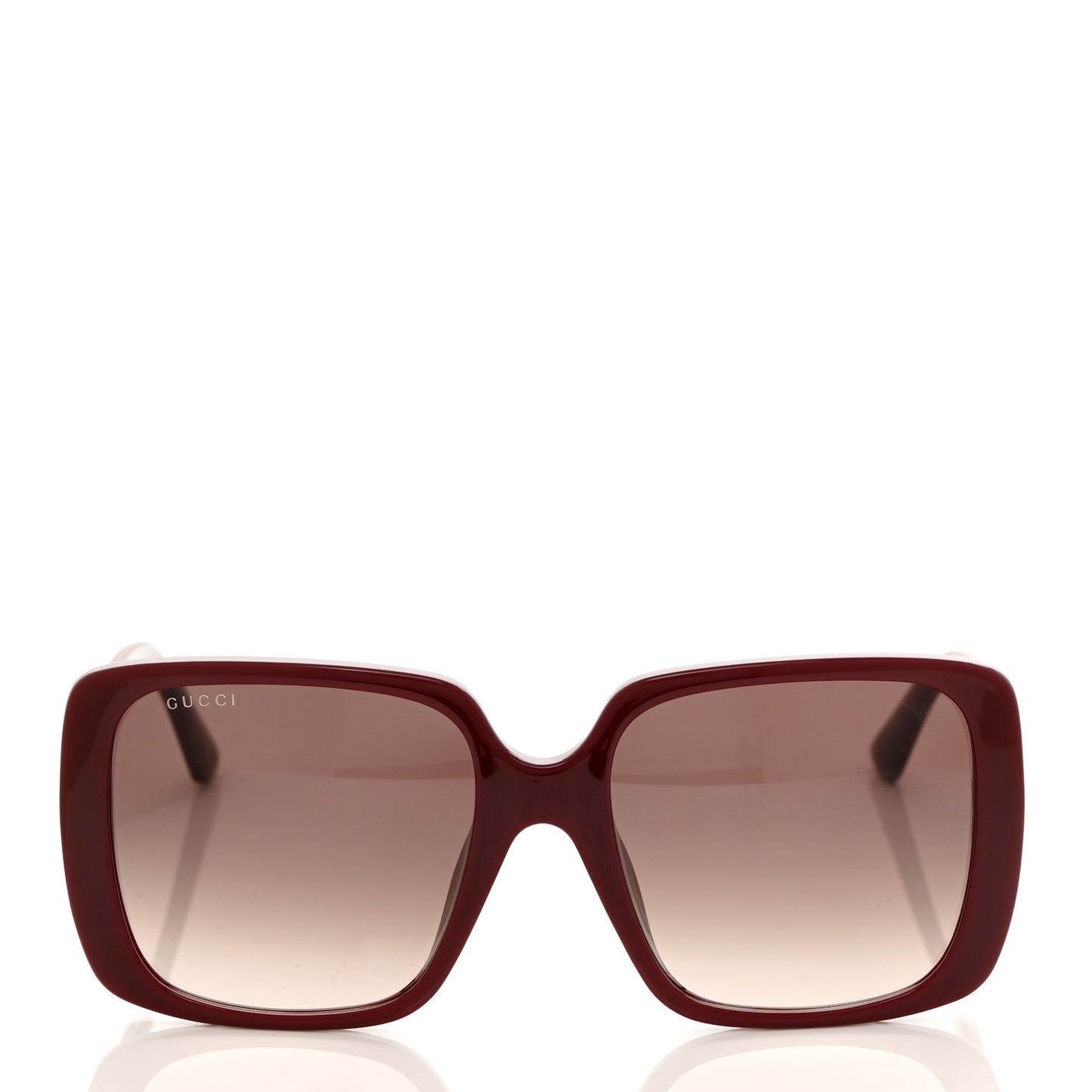 Acetate Square Frame GG0632SA Sunglasses Burgundy