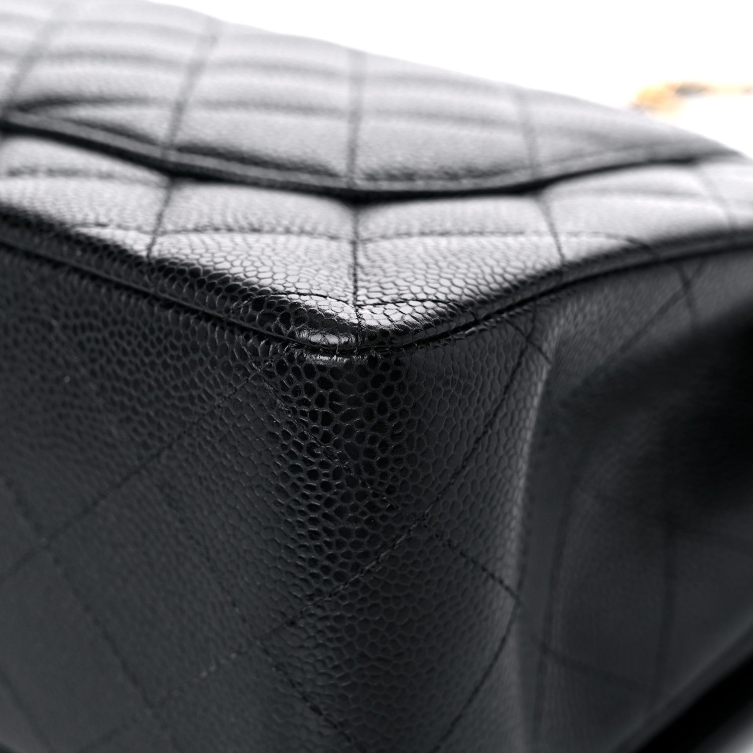 Chanel Caviar Quilted Jumbo Double Flap Black 12 of 12
