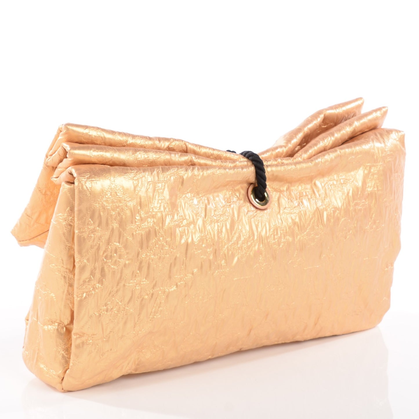 Jacquard Quilted Monogram Limelight African Queen Clutch Masai