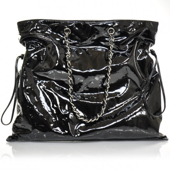 Chanel Patent Bonbons Shopper Tote Black 1 of 2