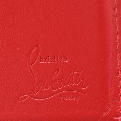 Christian Louboutin Calfskin Coolcard Two-Tone Wallet Black Red 6 of 9