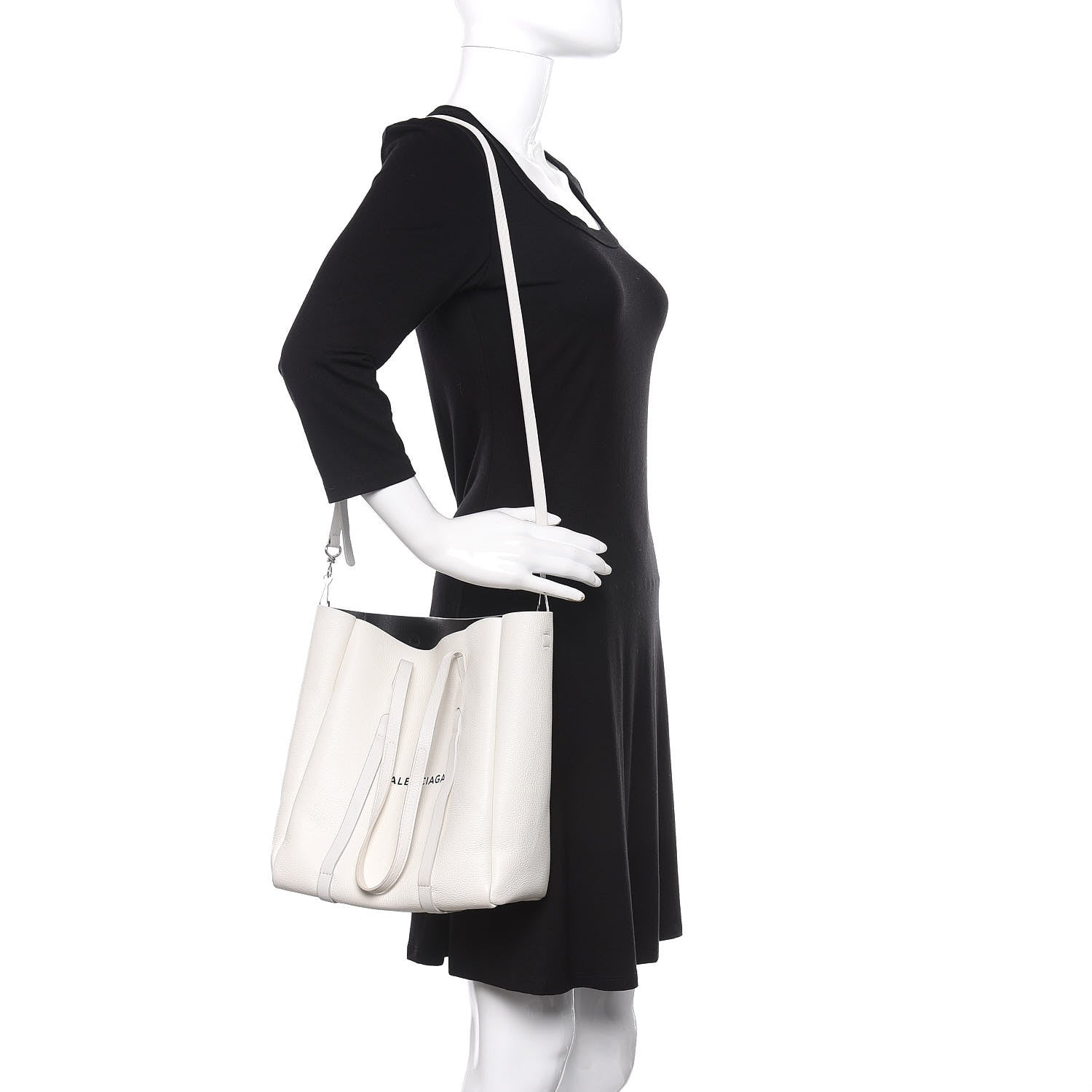 Balenciaga Calfskin XS Everyday Tote White 2 of 13