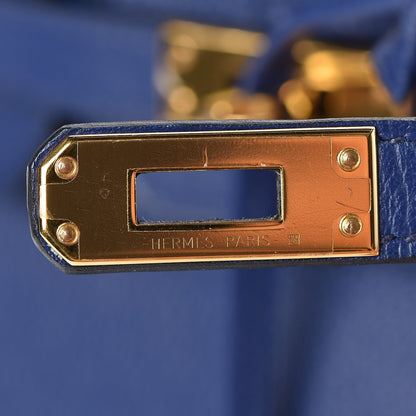 Hermes Taurillon Novillo Birkin 25 Bleu Saphir 27 of 34