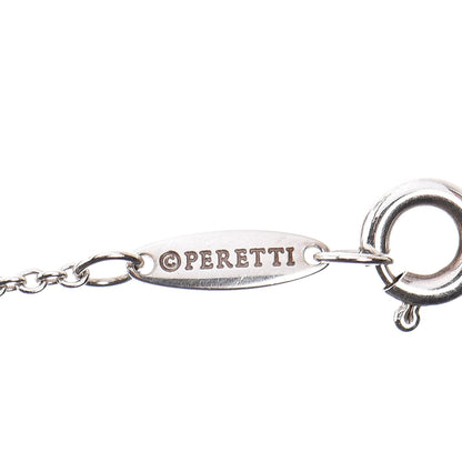 Tiffany Sterling Silver Diamond .10ct Elsa Peretti Diamonds by the Yard Pendant Necklace 6 of 9