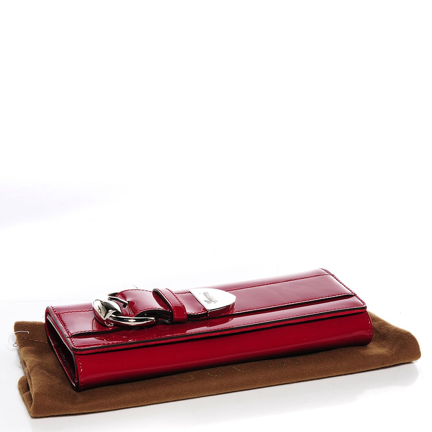 Patent Romy Clutch Red