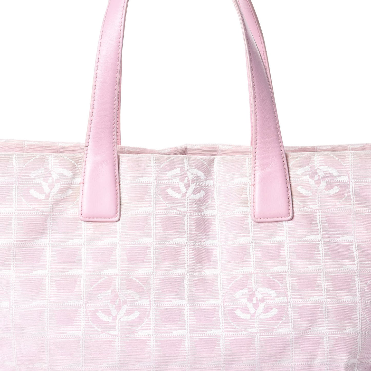 Nylon Medium Travel Tote Pink