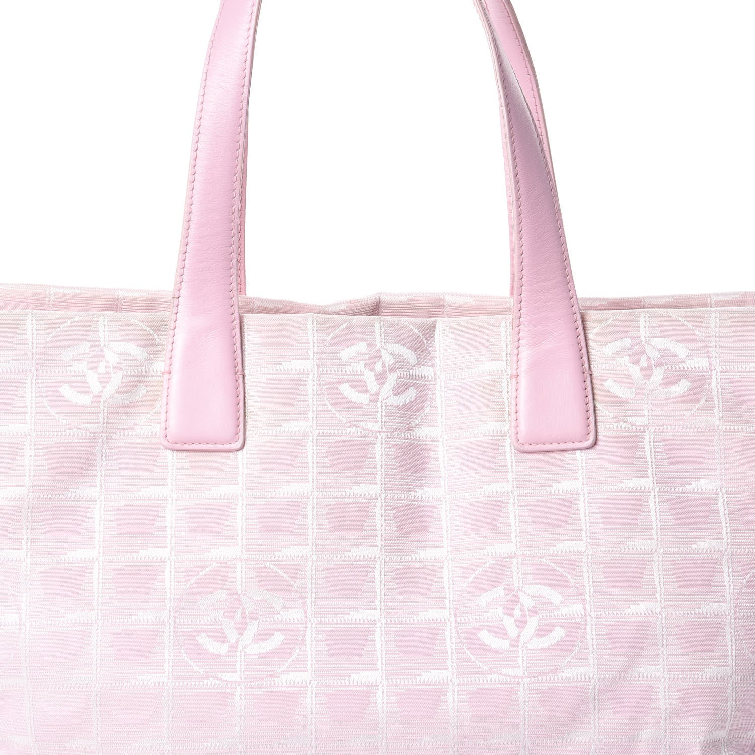 Chanel Nylon Medium Travel Tote Pink 8 of 10