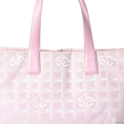 Chanel Nylon Medium Travel Tote Pink 8 of 10