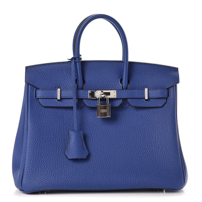 Hermes Togo Birkin 25 Bleu Electrique 1 of 26