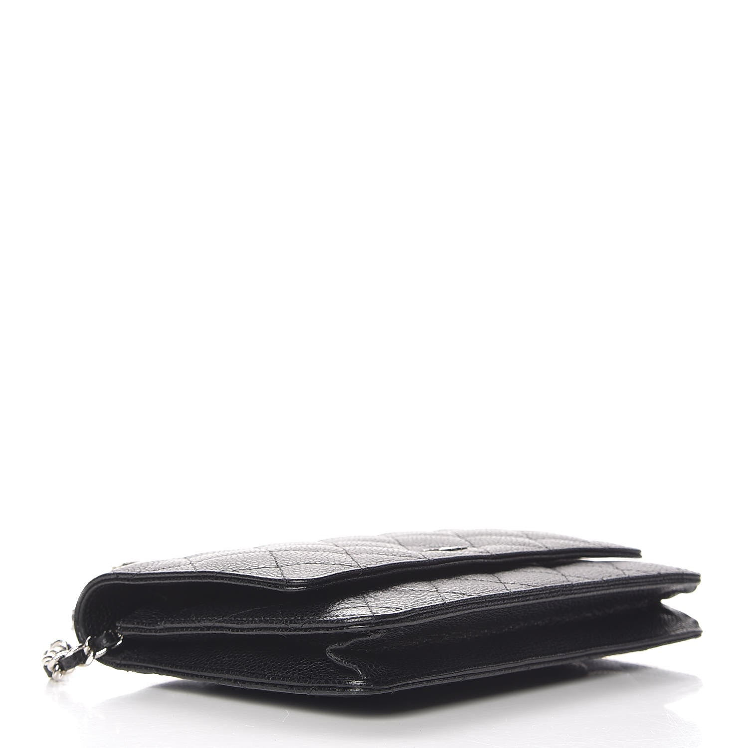 Chanel Caviar Quilted Wallet On Chain WOC Black 4 of 10