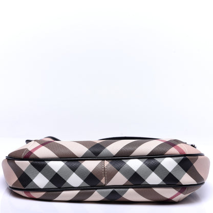 Burberry Nova Check Small Barton Hobo Black 10 of 11