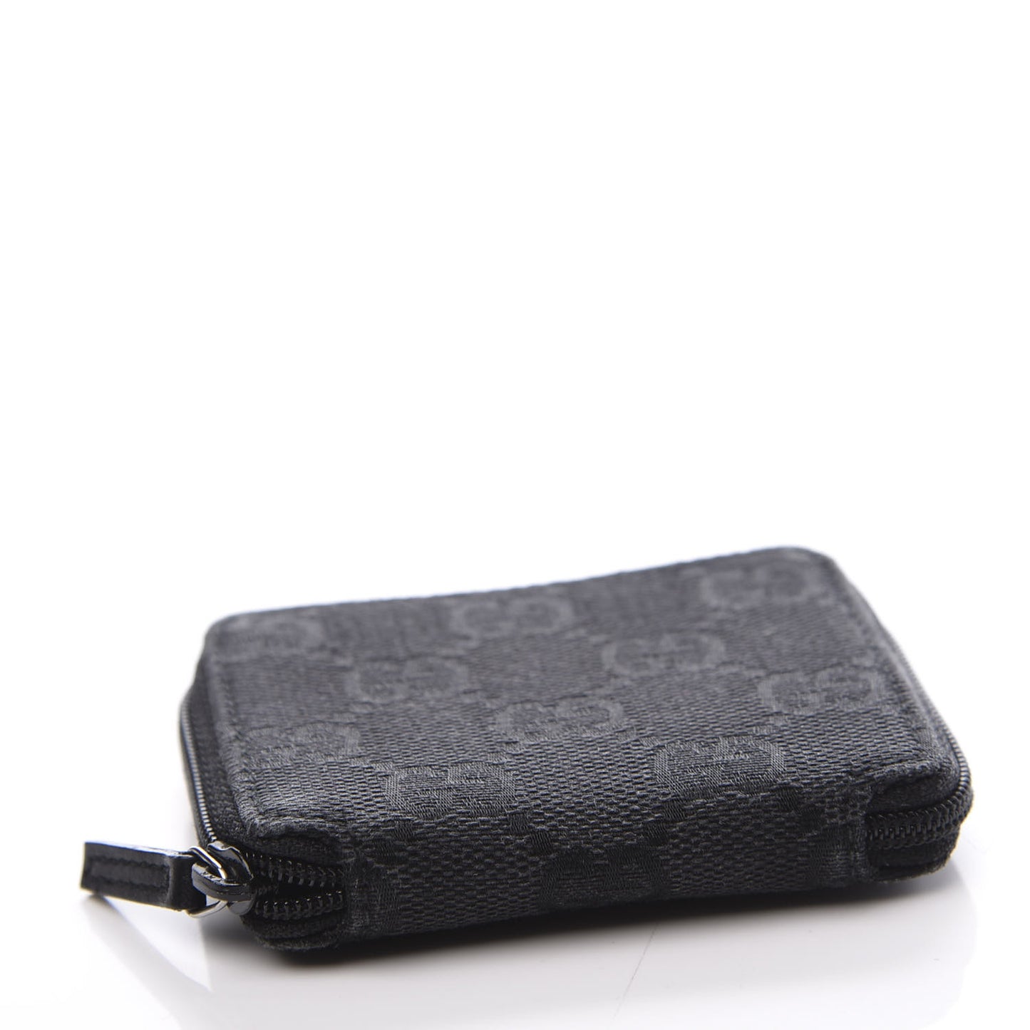 Monogram Zip Around Coin Purse Black
