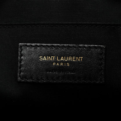 Saint Laurent Calfskin Matelasse Monogram Lou Camera Bag Dark Beige 6 of 11