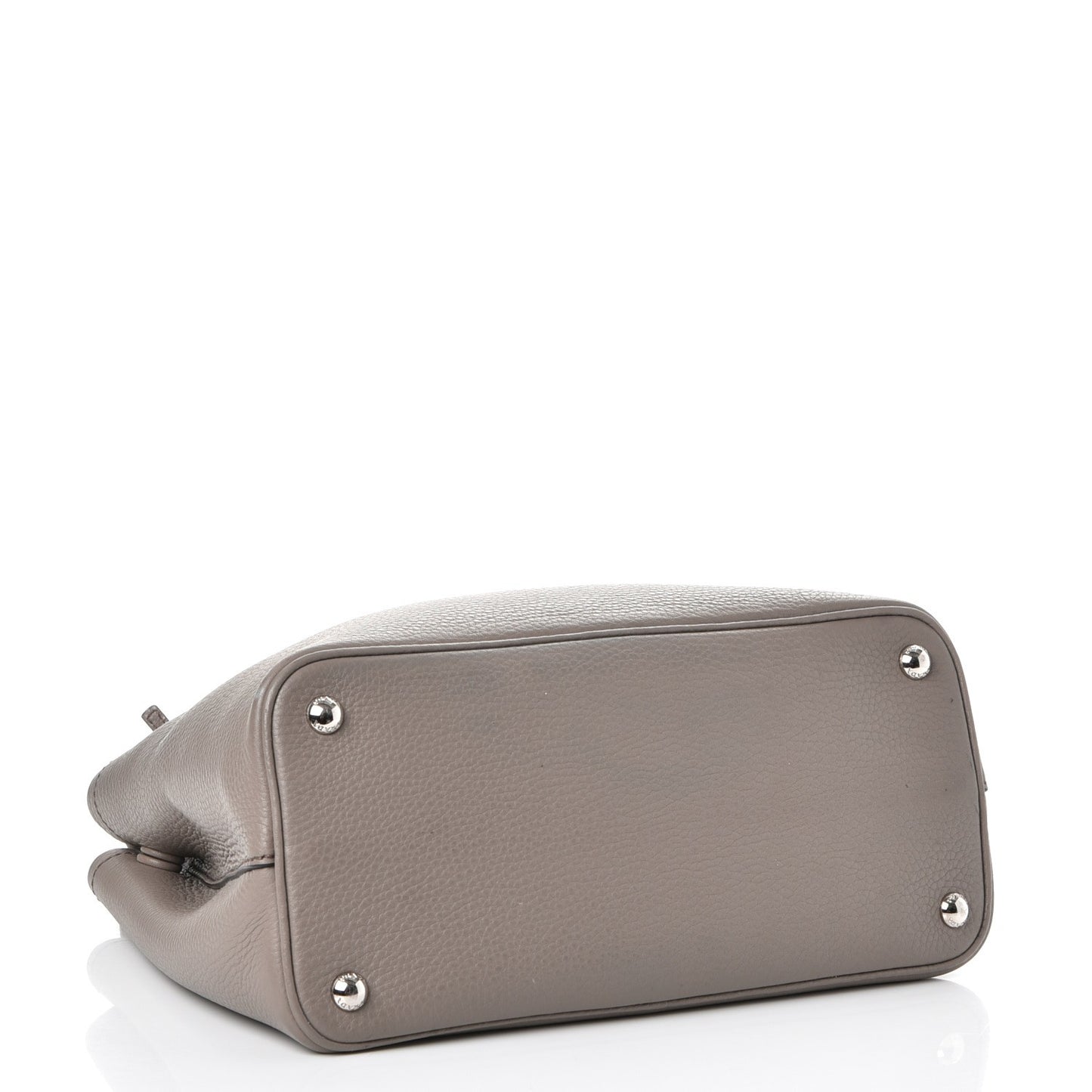 Vitello Daino Small Double Bag Argilla Black
