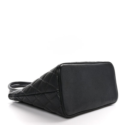 Chanel Caviar Quilted Medallion Tote Black 4 of 9