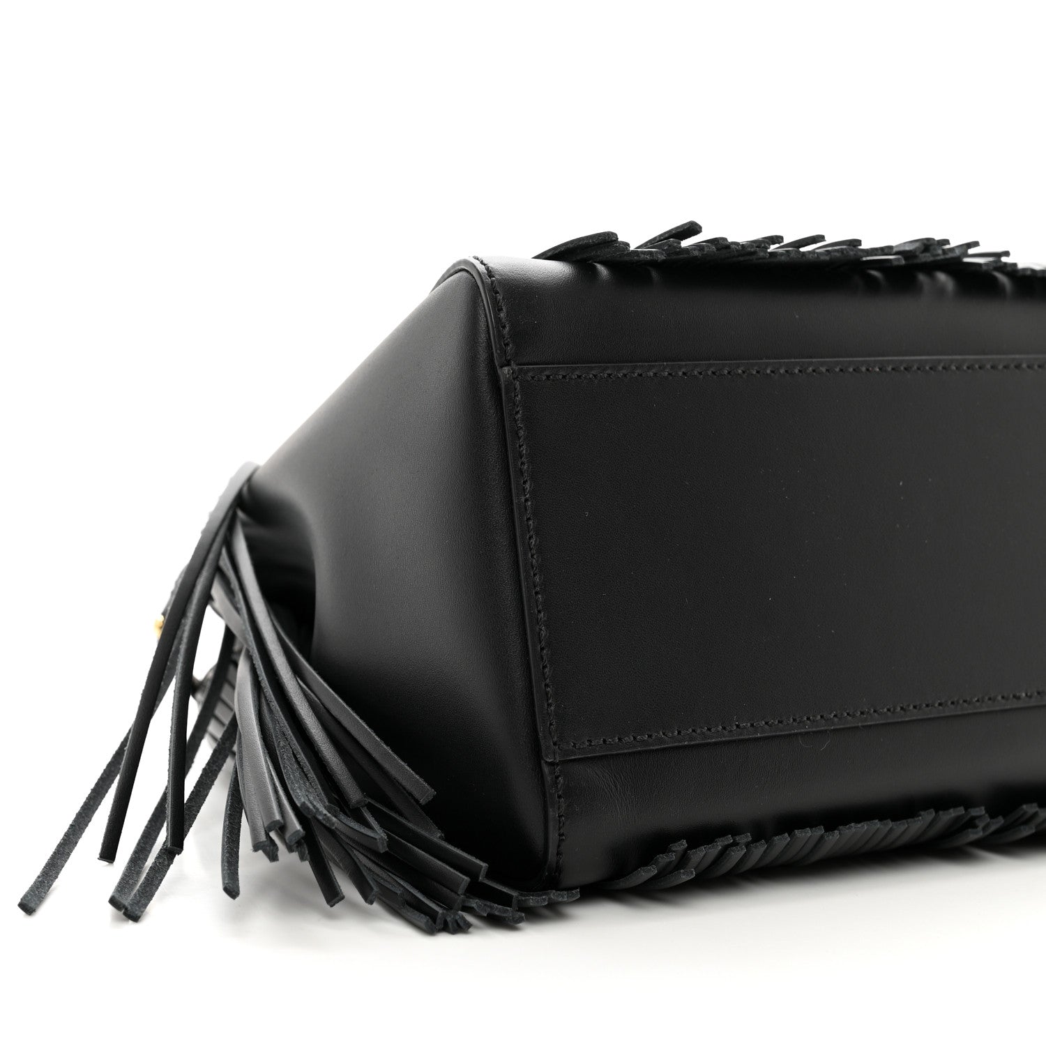 Fendi Nappa Fringe Mini Peekaboo Black 9 of 10