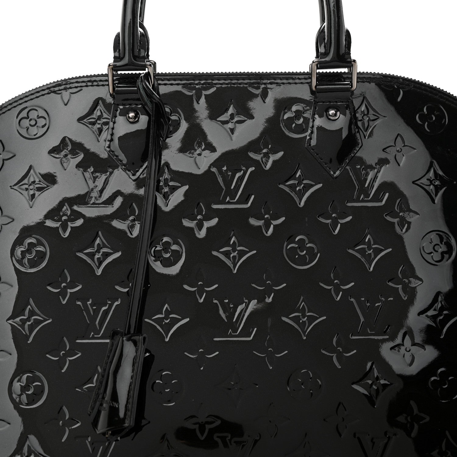 Louis Vuitton Vernis Alma GM Noir Magnetique 8 of 10