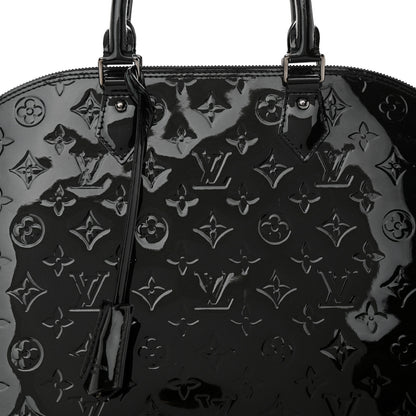 Louis Vuitton Vernis Alma GM Noir Magnetique 8 of 10
