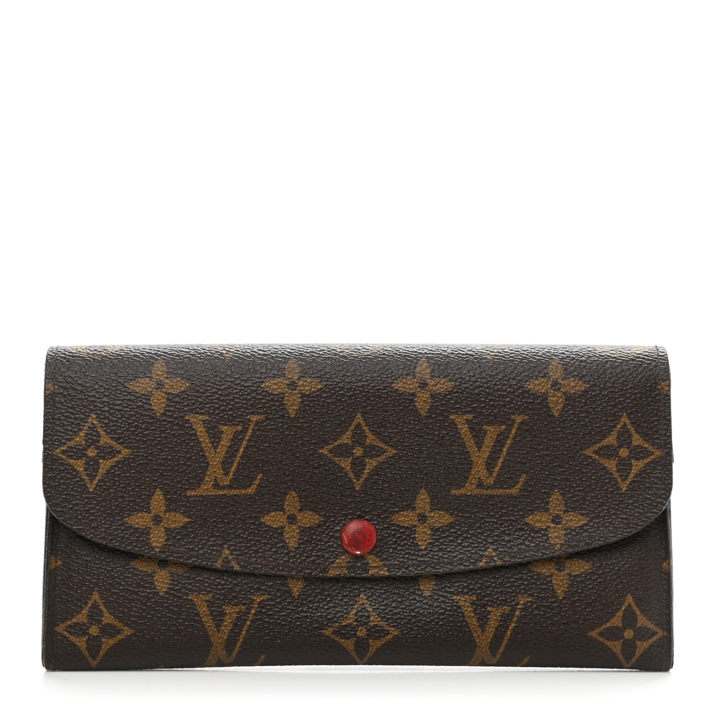 Monogram Emilie Wallet Red