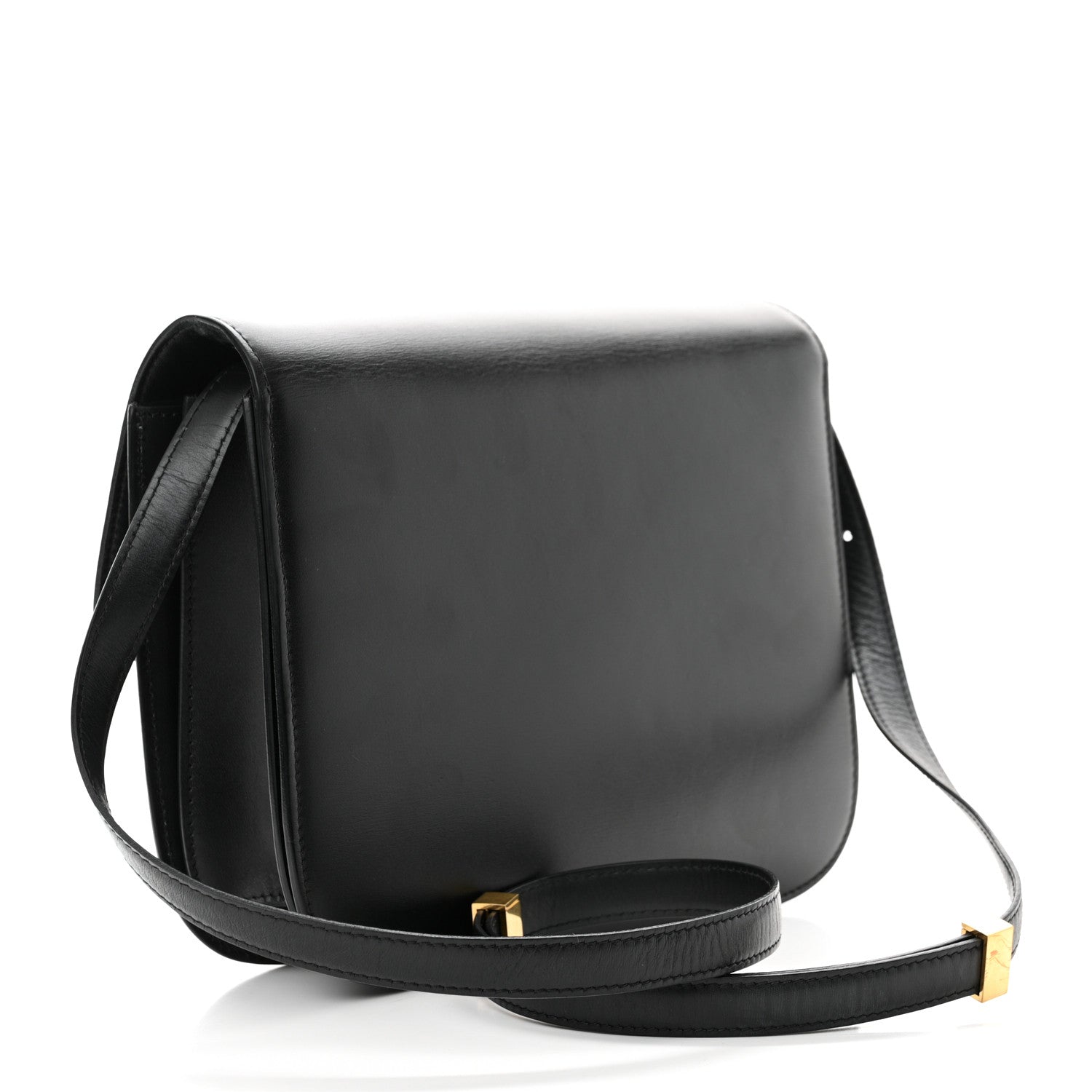 Celine Box Calfskin Medium Classic Box Flap Bag Black 3 of 11