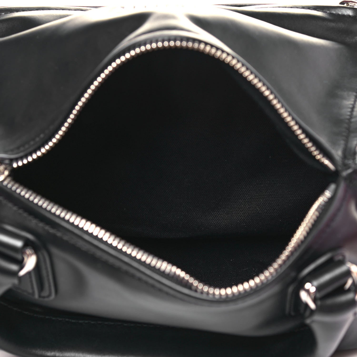 Givenchy Calfskin Small Pandora Logo Strap Black 5 of 14
