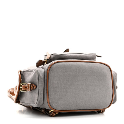 Miu Miu Canapa Soft Calfskin Mini Backpack Aluminum Brandy 4 of 10