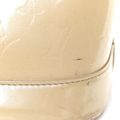 Louis Vuitton Vernis Alma MM Blanc Corail 11 of 20