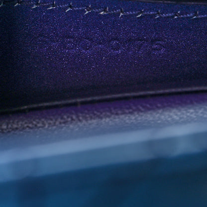 Christian Dior Patent Cannage Gradient Medium Lady Dior Purple Blue 7 of 12
