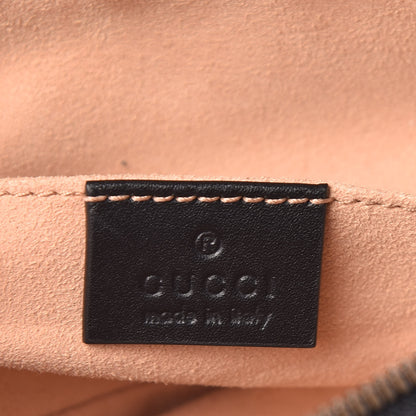 Gucci Calfskin Matelasse GG Marmont Belt Bag 85 34 Black 6 of 11