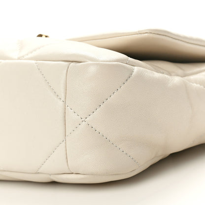 Chanel Lambskin Quilted Medium Chanel 19 Flap Beige 10 of 10