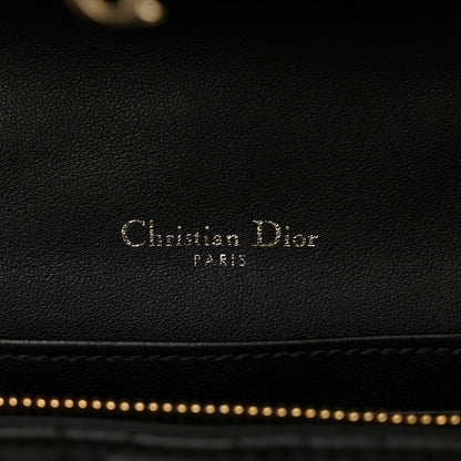 Christian Dior Lambskin Cannage Chain My Dior Daily Chain Pouch Black 6 of 10