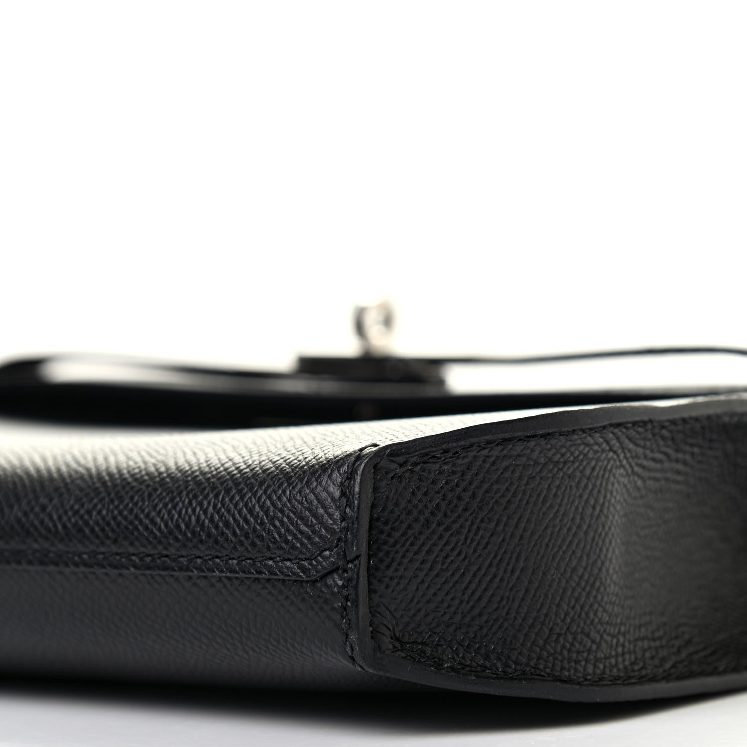 Hermes Epsom Kelly Depeches 25 Pouch Black 9 of 10