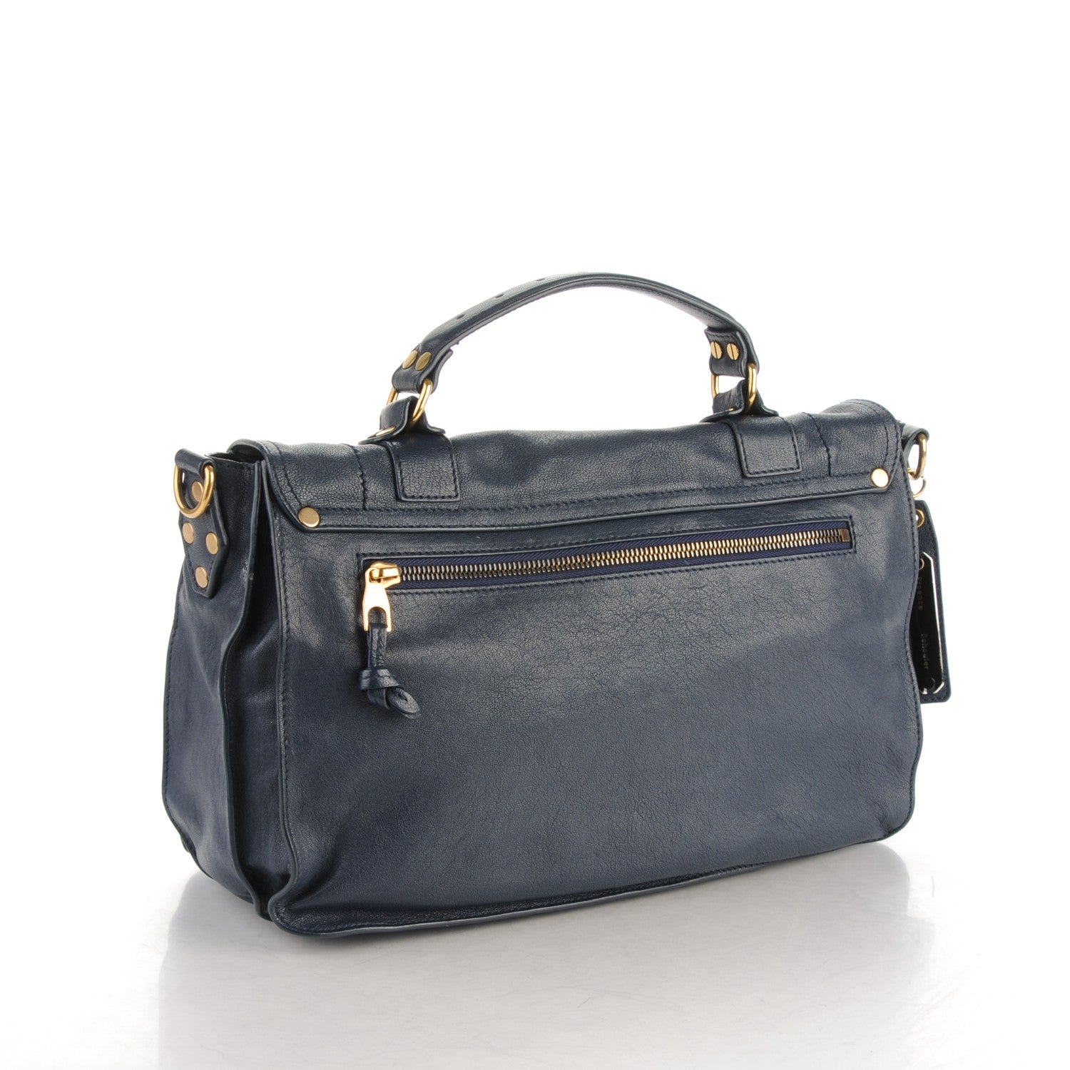 Proenza Schouler Lambskin Medium PS1 Satchel Midnight 3 of 7
