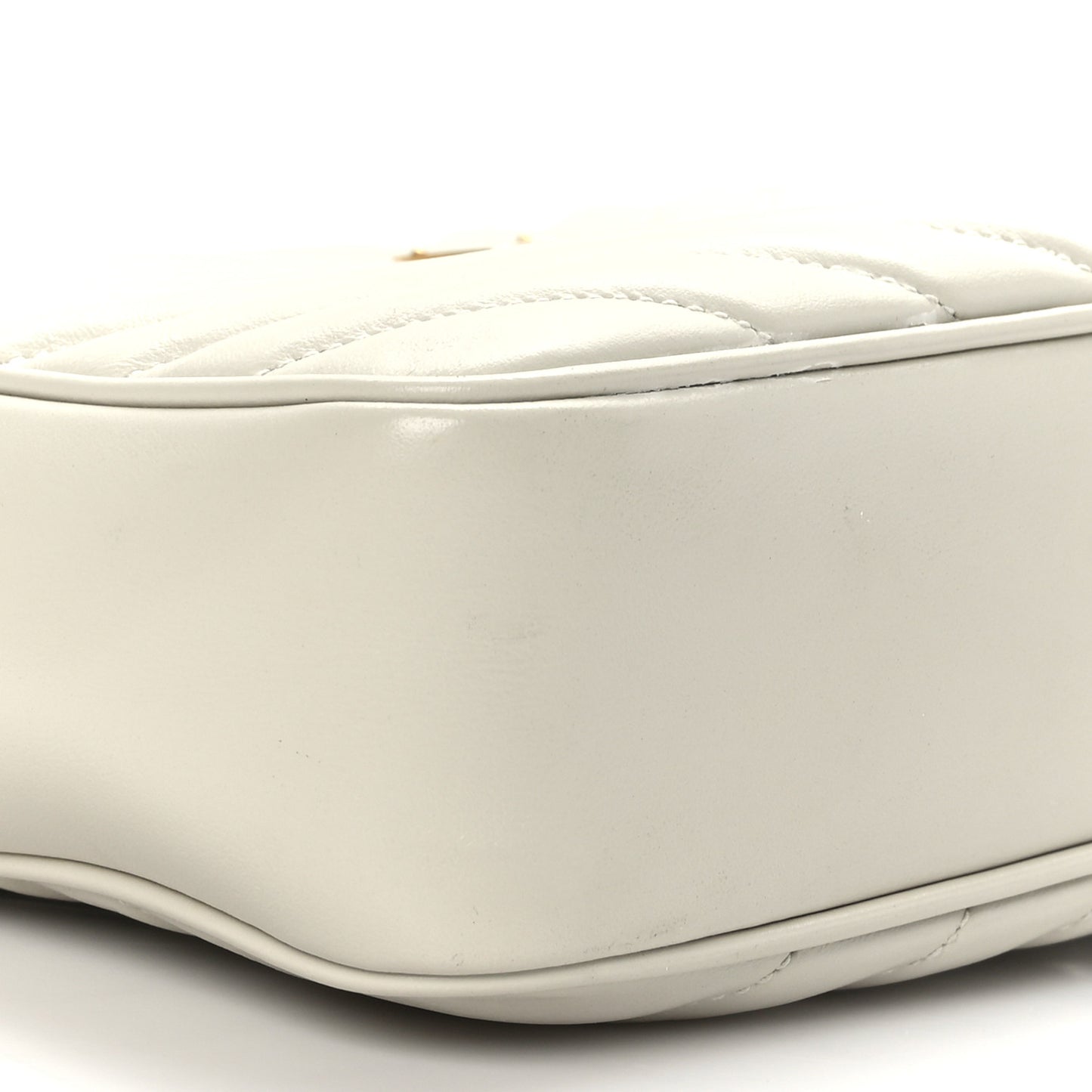 Calfskin Matelasse Monogram Lou Camera Bag Blanc Vintage