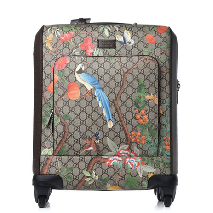 Gucci GG Supreme Monogram Tian Carry On Trolley Beige Multicolor New Acero 1 of 12