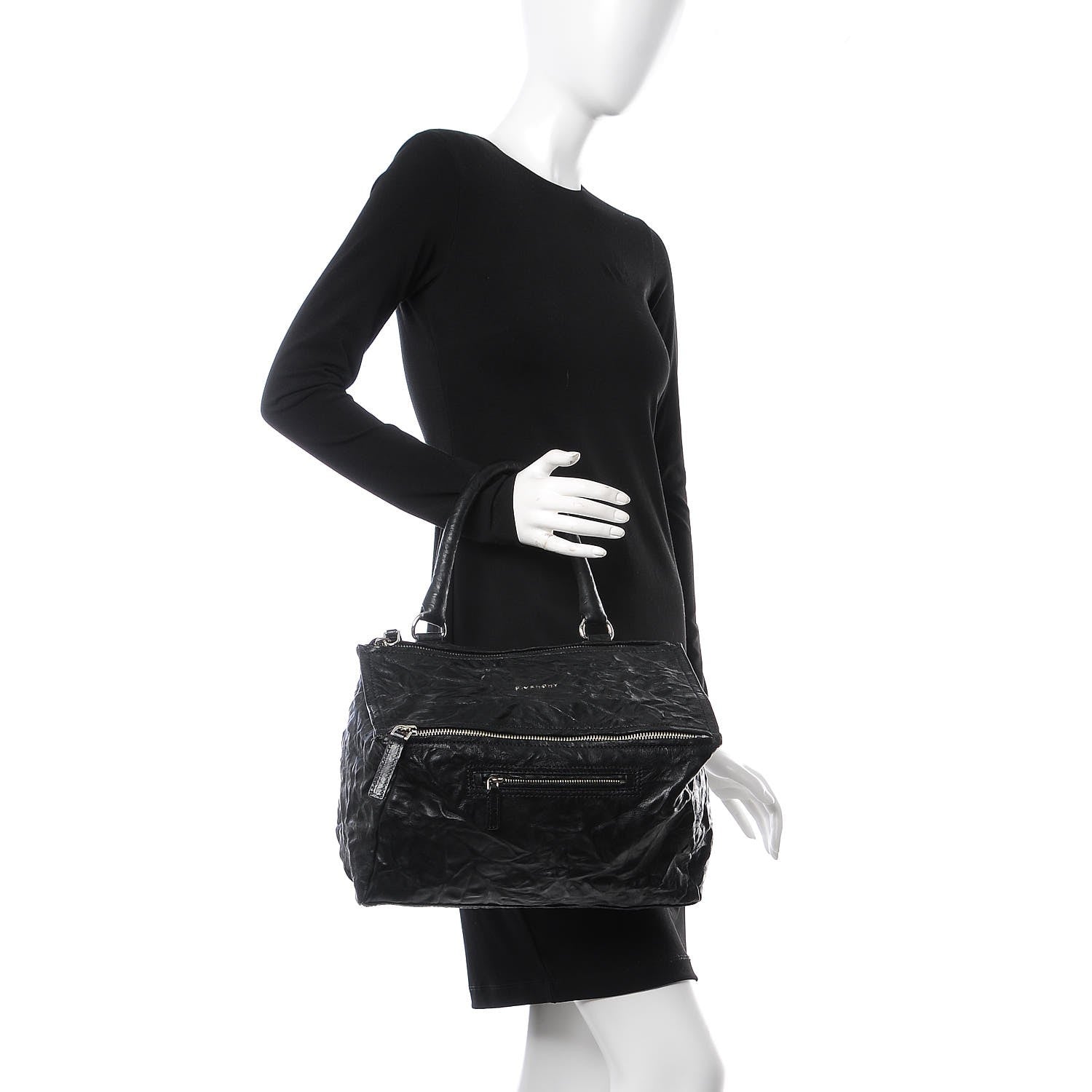 Givenchy Tumbled Sheepskin Medium Pandora Black 3 of 8