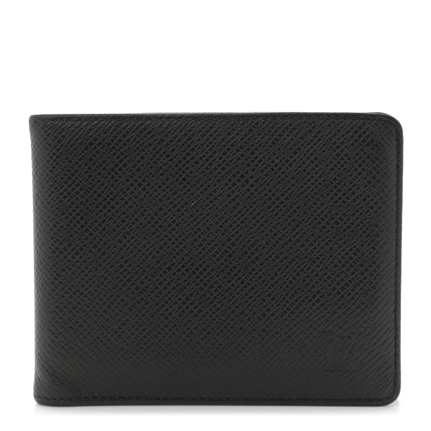 Louis Vuitton Taiga Compact Bi-Fold Wallet Black 1 of 8