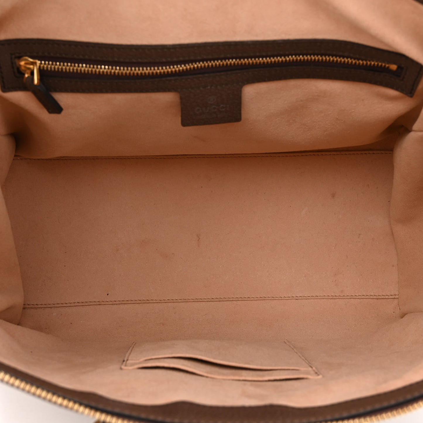 GG Supreme Monogram Web Medium Ophidia Tote Bag Brown