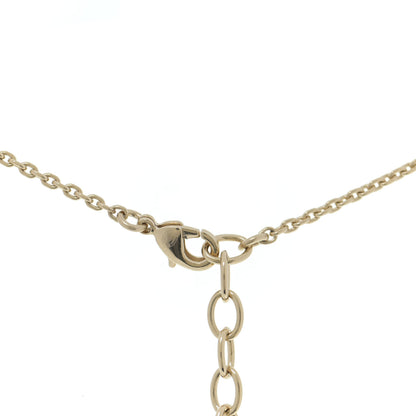 Chanel Crystal CC Logo Necklace Gold 5 of 6
