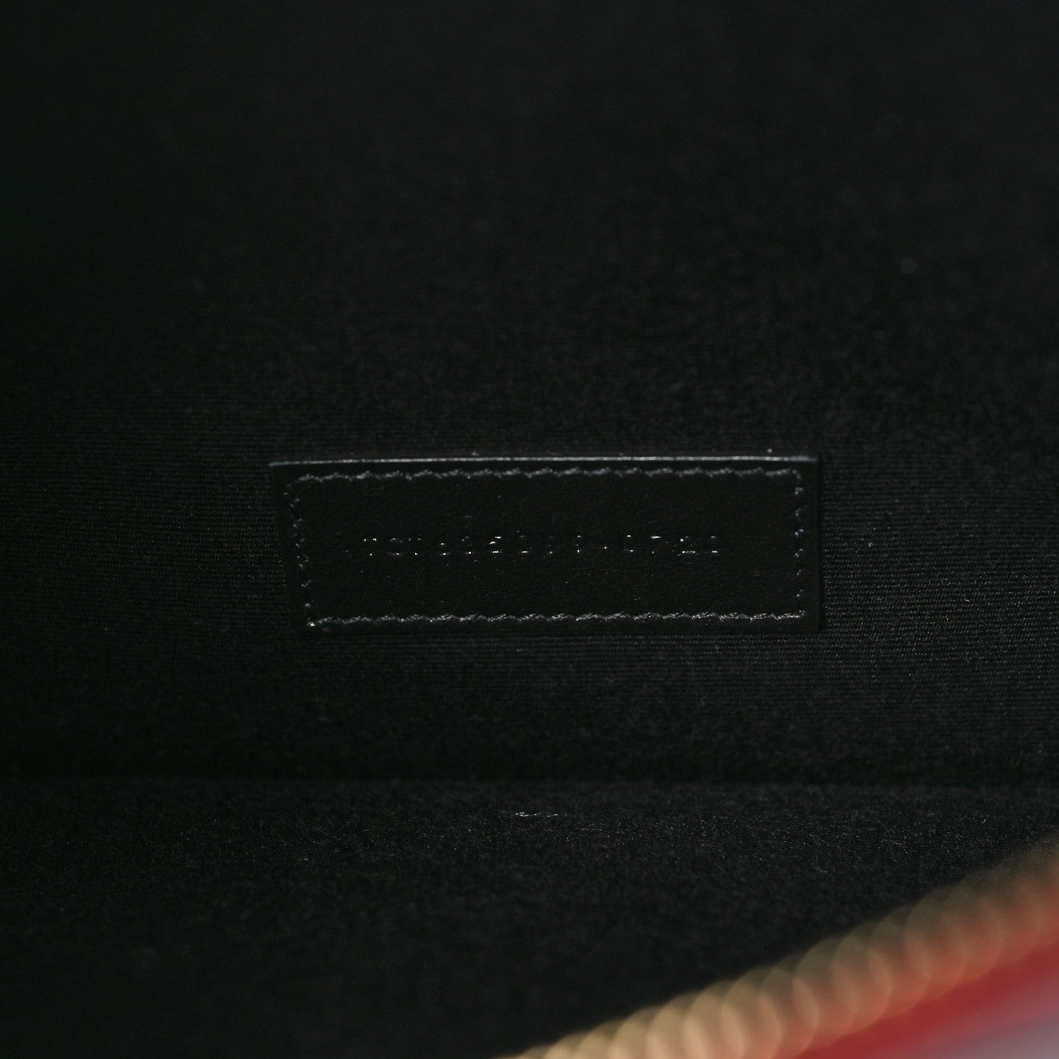 Saint Laurent Calfskin Medium Zip Clutch Red 7 of 11
