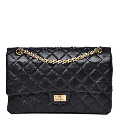 Chanel Aged Calfskin Quilted 2.55 Reissue 226 Flap Black 1 of 12