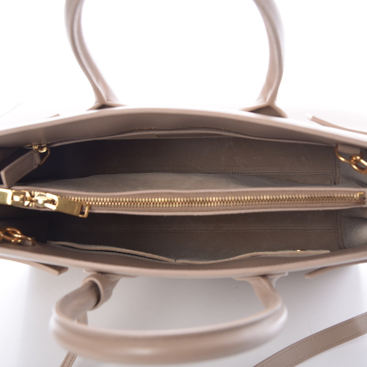 Calfskin Small Sac De Jour Dark Beige