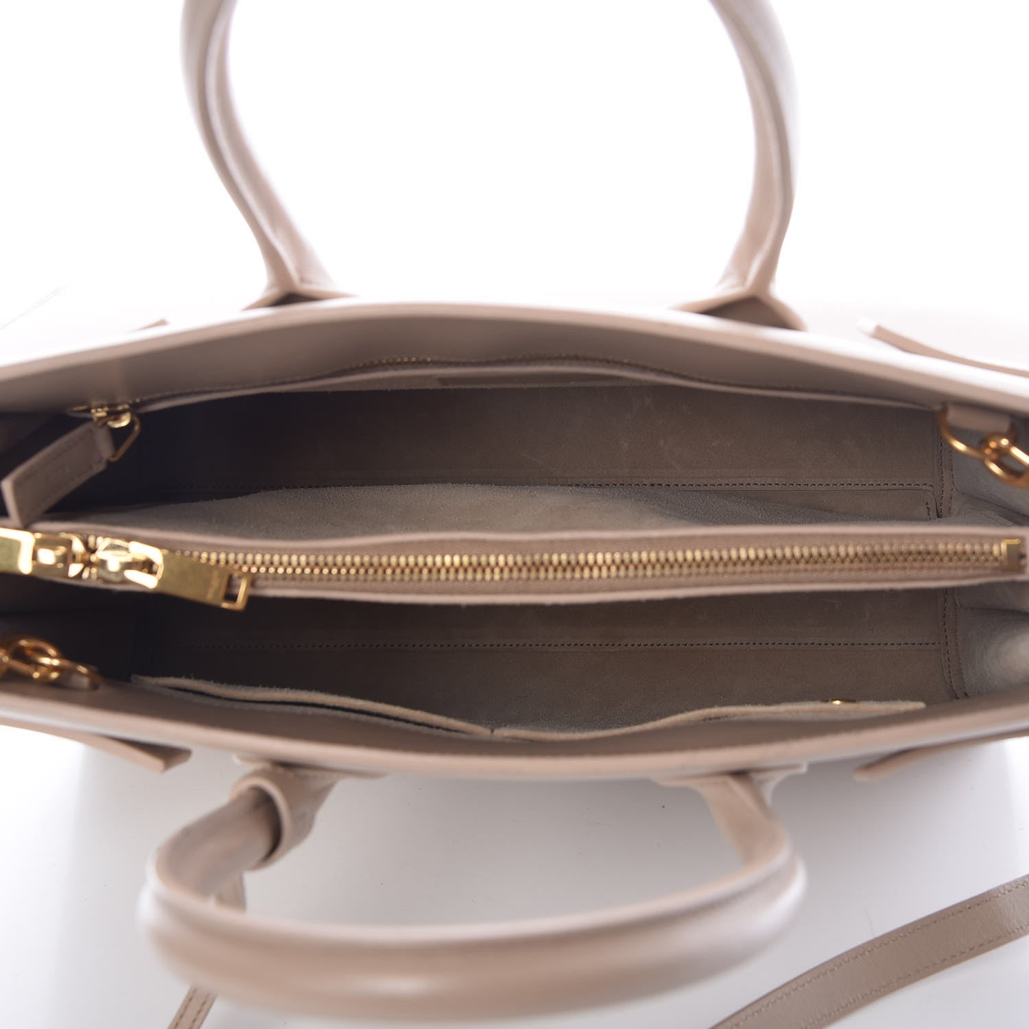Saint Laurent Calfskin Small Sac De Jour Dark Beige 5 of 13