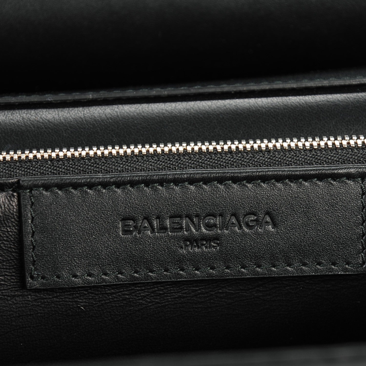 Balenciaga Smooth Calfskin Le Dix M Cartable Shoulder Bag Black 6 of 7