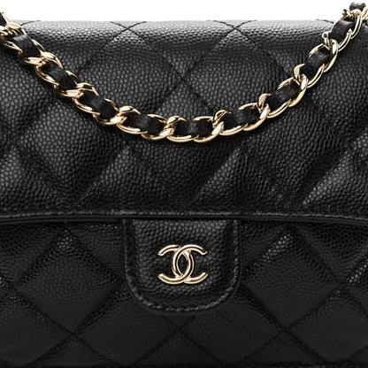 Chanel Caviar Fabric Graffiti Foldable Tote Bag With Chain Black Multicolor 15 of 18