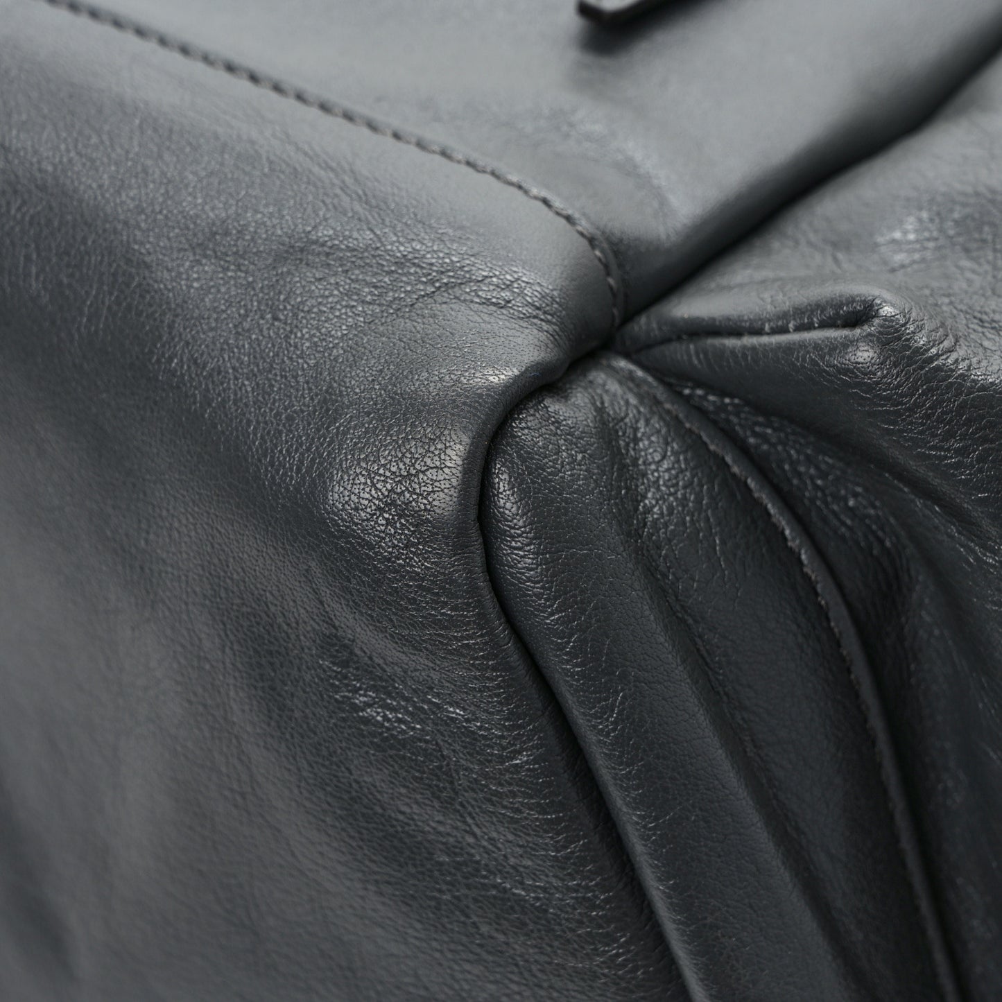 Calfskin Monochrome Double G Backpack Grey