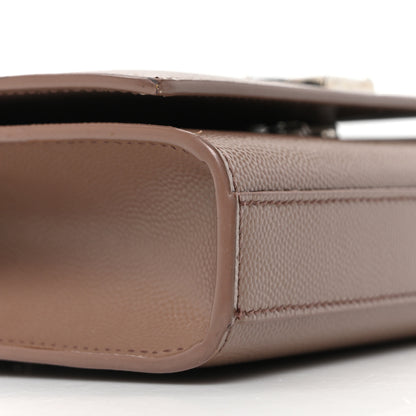 Saint Laurent Grain De Poudre Small Monogram Kate Satchel Fard 8 of 9