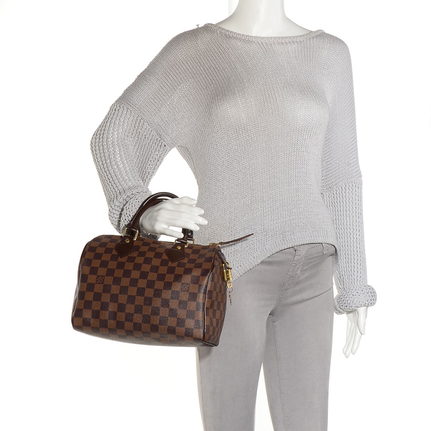 Louis Vuitton Damier Ebene Speedy 25 2 of 7